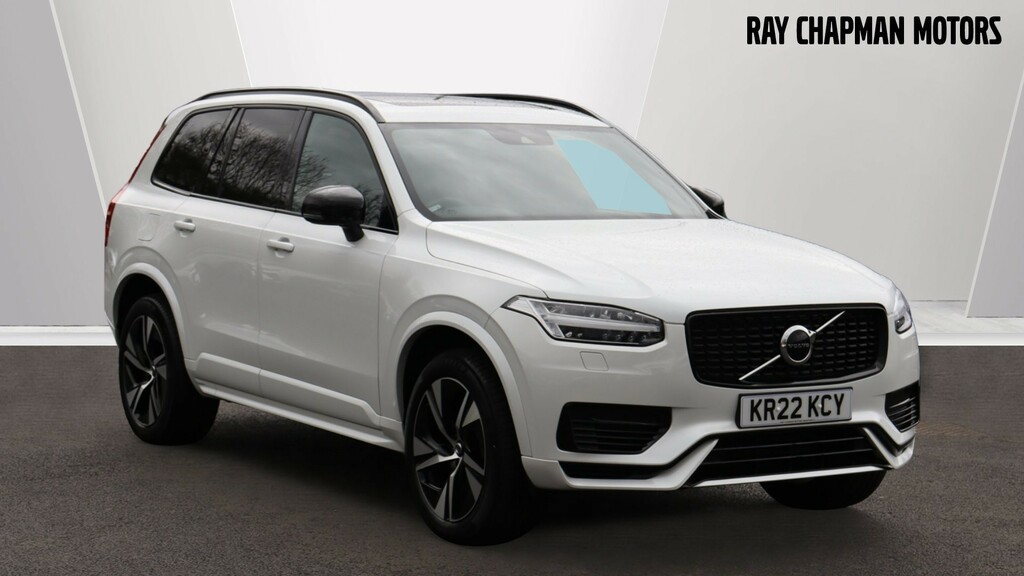 Compare Volvo XC90 Recharge T8 R-design Awd KR22KCY White