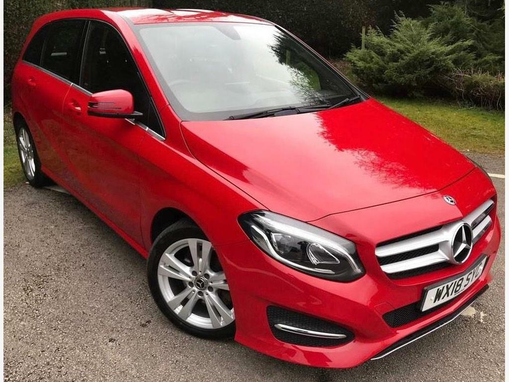 Compare Mercedes-Benz B Class 1.6 B200 Exclusive Edition Euro 6 Ss WX18SYC Red