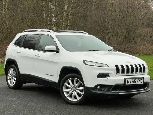 Compare Jeep Cherokee 2.2 M-jet II Limited 197 Bhp NV65KNO White