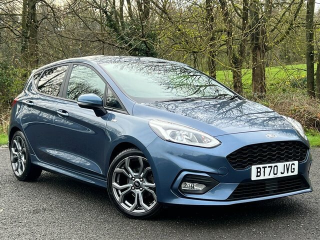 Compare Ford Fiesta 1.0 St-line Edition Mhev 124 Bhp BT70JVG Blue