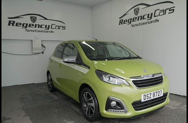 Compare Peugeot 108 1.0 Collection Euro 6 Ss DSZ8727 Green