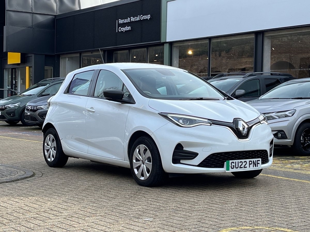 Compare Renault Zoe Renault Zoe 80Kw Play R110 50Kwh GU22PNF White
