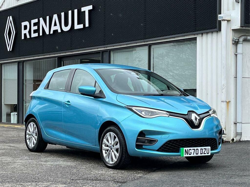 Compare Renault Zoe Renault Zoe 100Kw I Iconic R135 50Kwh NG70DZU Blue