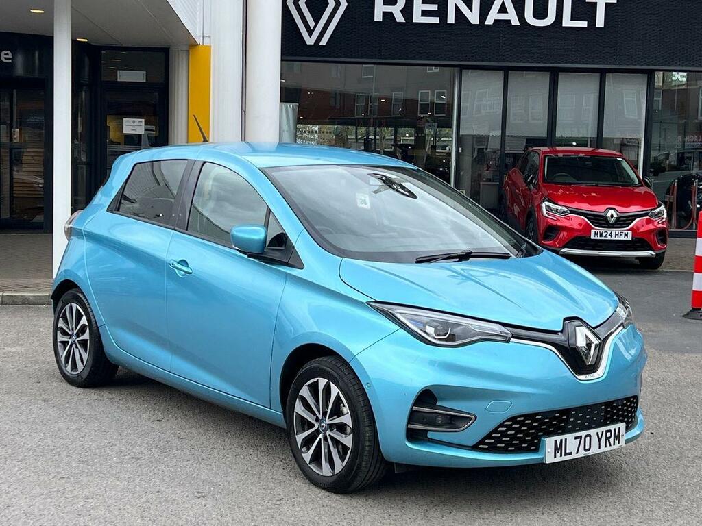 Compare Renault Zoe Renault Zoe 100Kw I Gt Line R135 50Kwh ML70YRM Blue