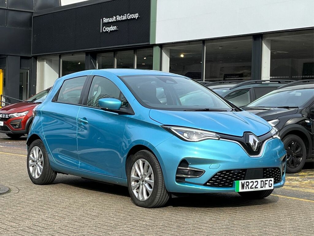 Compare Renault Zoe Renault Zoe 100Kw S Edition R135 50Kwh Rapid Charg WR22DFG Blue