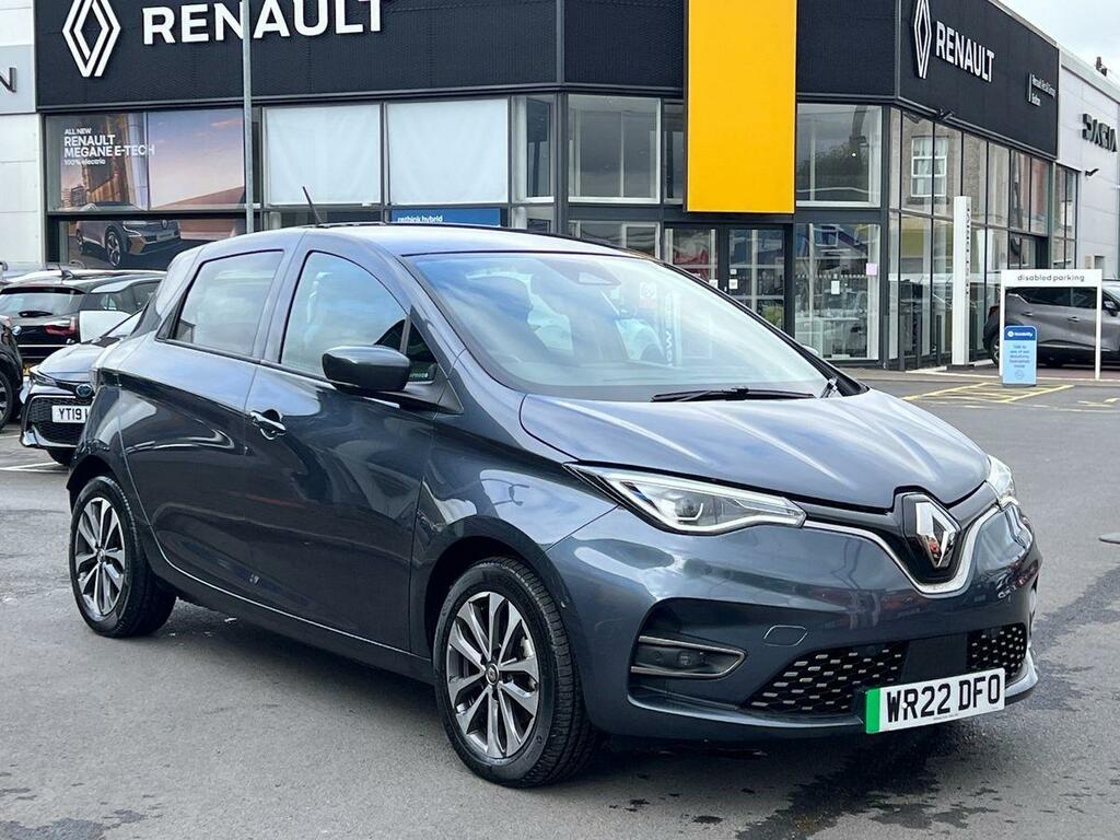 Compare Renault Zoe Renault Zoe 100Kw Gt Line R135 50Kwh Rapid Charg WR22DFO Grey