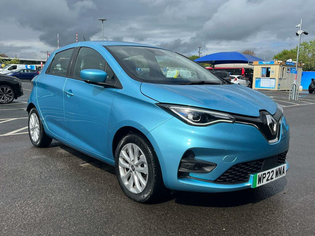 Compare Renault Zoe Renault Zoe 100Kw S Edition R135 50Kwh Rapid Charg WP22WNA Blue