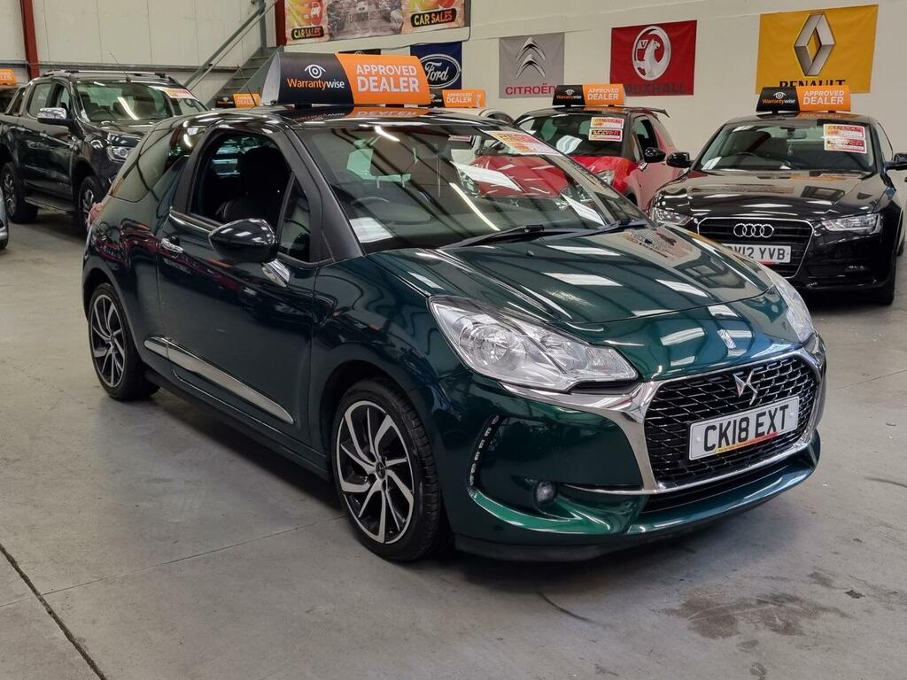 Compare DS DS 3 Hatchback 1.2 Puretech Connected Chic 201818 CK18EXT Green