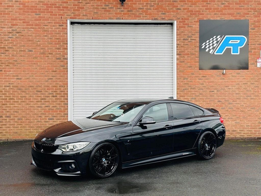 Compare BMW 4 Series M Sport Gran Coupe M Performane Styling Exhaus JA51ALN Blue