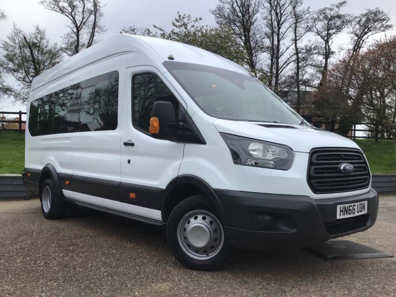 Compare Ford Transit Custom 2.2 Tdci 125Ps H3 17 Seater HN66UDM White