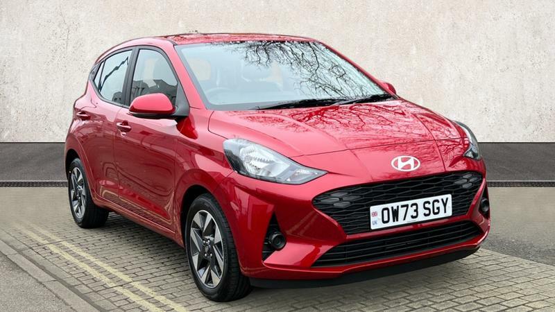 Compare Hyundai I10 1.2 Advance Hatchback Euro 6 Ss OW73SGY Red