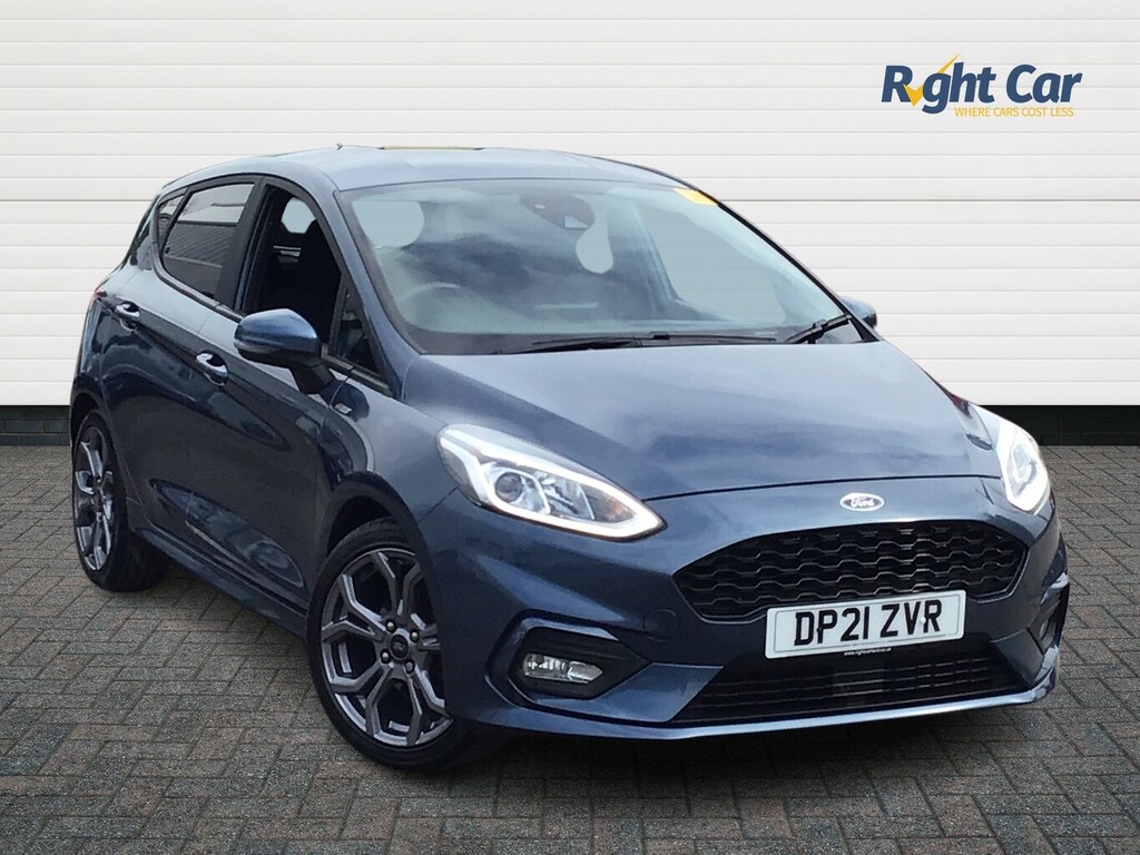 Compare Ford Fiesta 1.0T St-line Edition 2021 21 DP21ZVR Blue