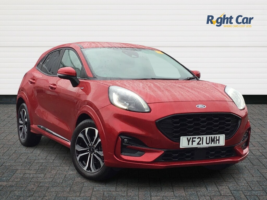 Compare Ford Puma 1.0L St-line Hybrid 125Ps 2021 21 YF21UMH Red
