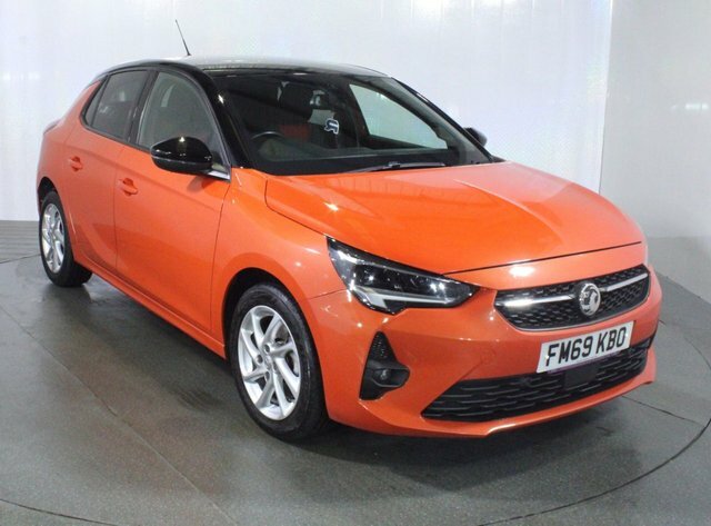 Compare Vauxhall Corsa Sri Premium 100 FM69KBO Orange