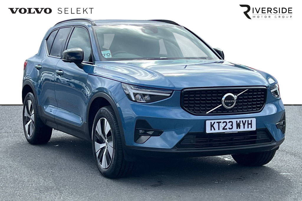 Compare Volvo XC40 Recharge Plus, T4 Plug-in Hybrid, KT23WYH Blue
