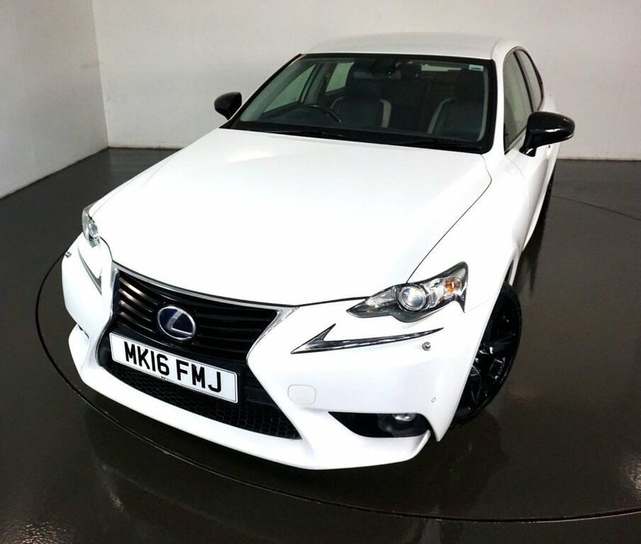 Compare Lexus IS 2.5 300H Sport 4D-2 Former Keepers Finished In MK16FMJ White