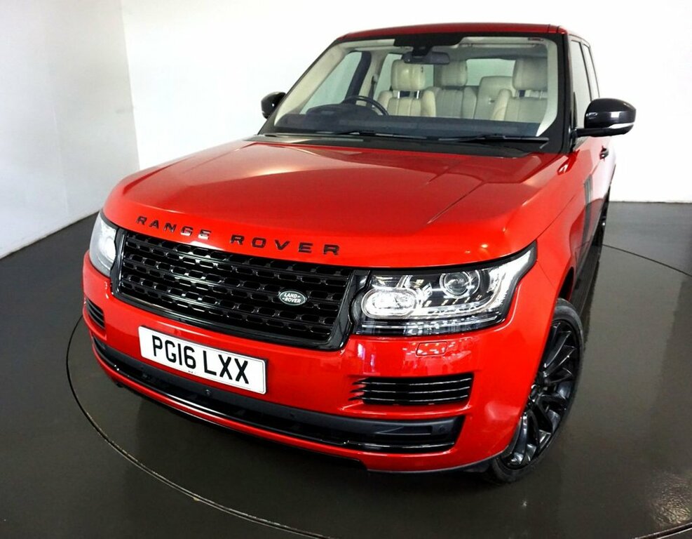 Compare Land Rover Range Rover 4.4 Sdv8 Vogue Owner From New-low PG16LXX Red