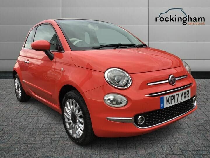 Compare Fiat 500C 1.2 Eco Lounge Euro 6 Ss KP17YXR Pink