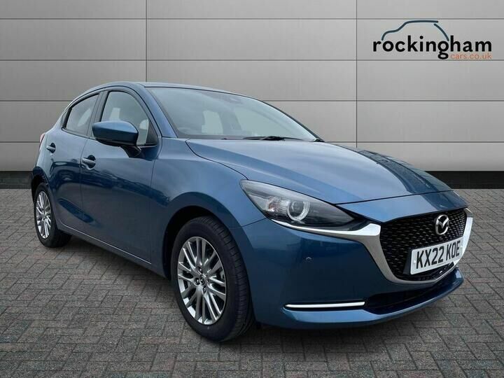 Compare Mazda 2 1.5 E-skyactiv-g Mhev Gt Sport Tech Euro 6 Ss 5 KX22KOE Blue