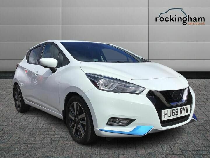 Compare Nissan Micra 1.0 Ig-t Tekna Euro 6 Ss HJ69RYW White