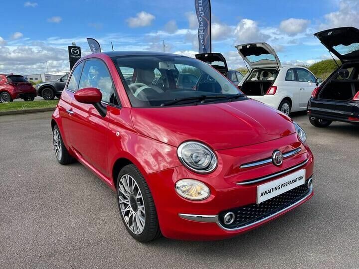 Compare Fiat 500 1.2 Lounge Euro 6 Ss PJ19DKO Red