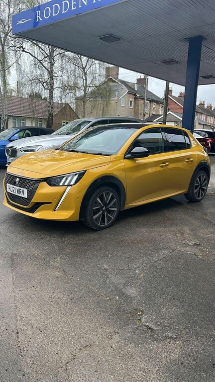 Compare Peugeot 208 Hatchback HJ21WRV Yellow