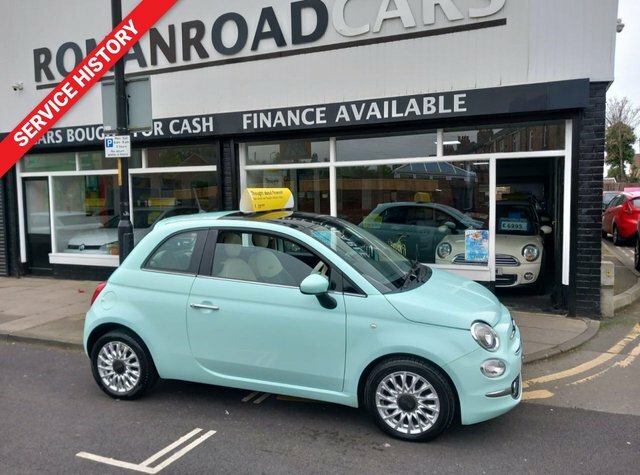 Compare Fiat 500 1.2 Lounge 69 BV16BKA Green