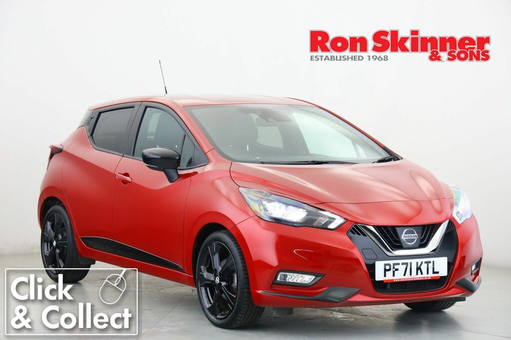 Compare Nissan Micra 1.0 Ig-t N-sport 92 Bhp PF71KTL Red