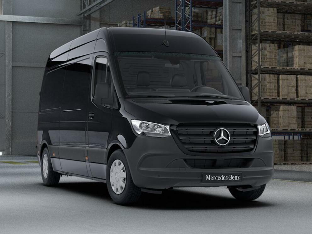 Compare Mercedes-Benz Sprinter 315 Van L2 Premium Fwd  Black