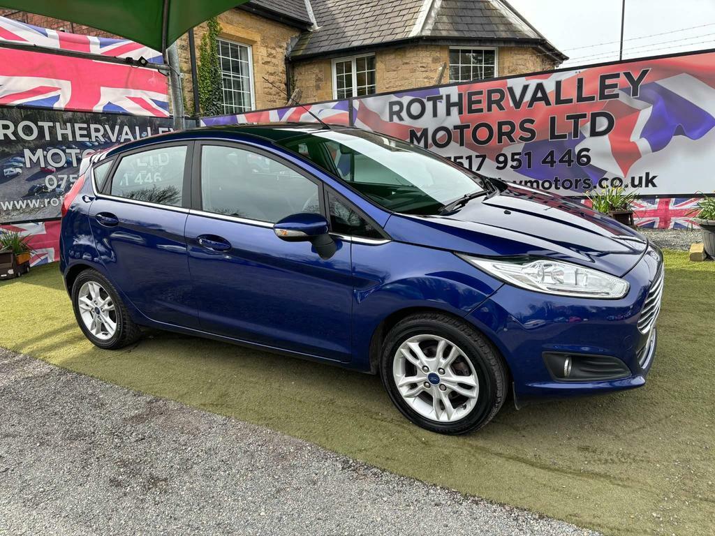 Compare Ford Fiesta 1.0T Ecoboost Zetec Euro 6 Ss AF17YCY Blue
