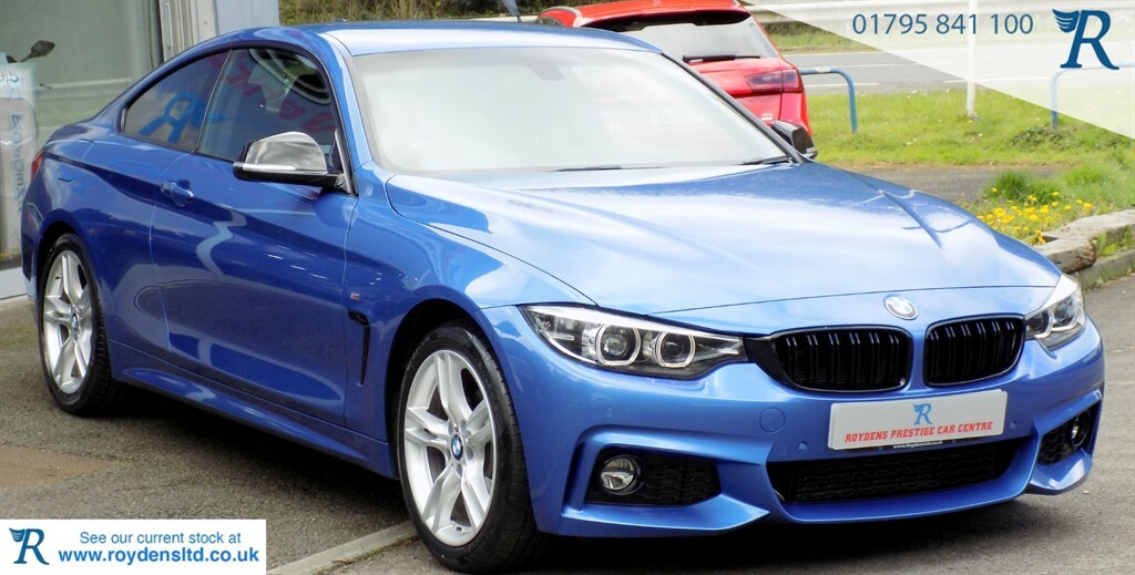Compare BMW 4 Series M Sport LG68UES Blue