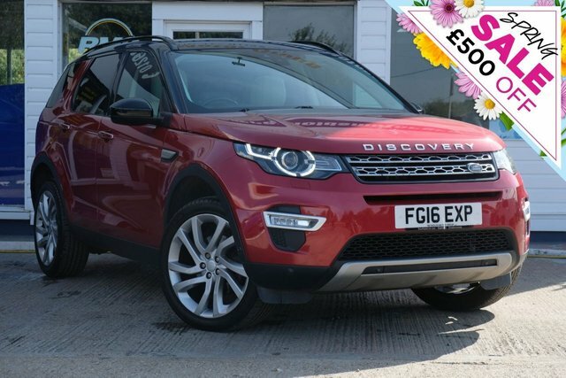 Compare Land Rover Discovery Sport Sport 2.0 Td4 Hse Luxury 180 Bhp FG16EXP Red
