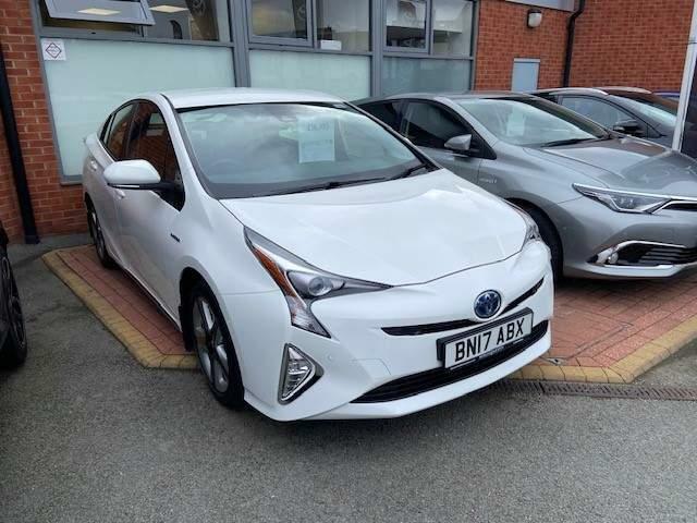 Toyota Prius 1.8 Vvt-h Excel Cvt Euro 6 Ss 15In Alloy White #1