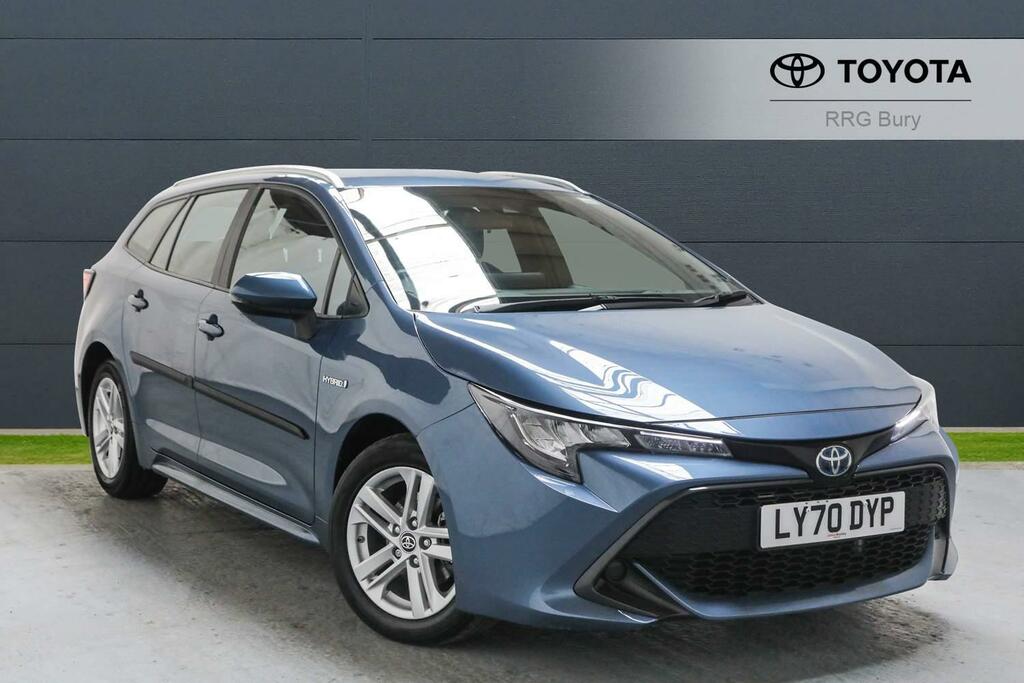 Compare Toyota Corolla 1.8 Vvt-h Icon Touring Sports Cvt Euro 6 Ss LY70DYP Blue