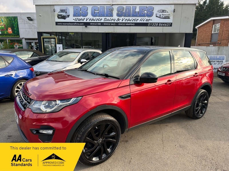 Compare Land Rover Discovery Sport Discovery Sport Black Hse Td4 YJ65JEP Red