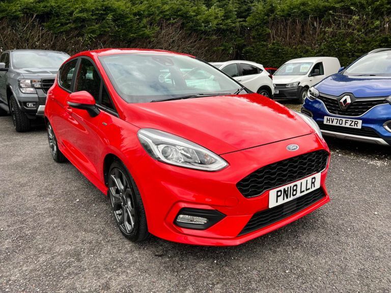 Ford Fiesta 1.0T Ecoboost St-line Euro 6 Ss Red #1