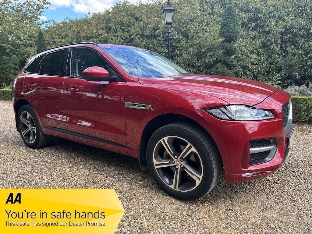 Compare Jaguar F-Pace 2.0 D180 R-sport Awd Euro 6 Ss  Red
