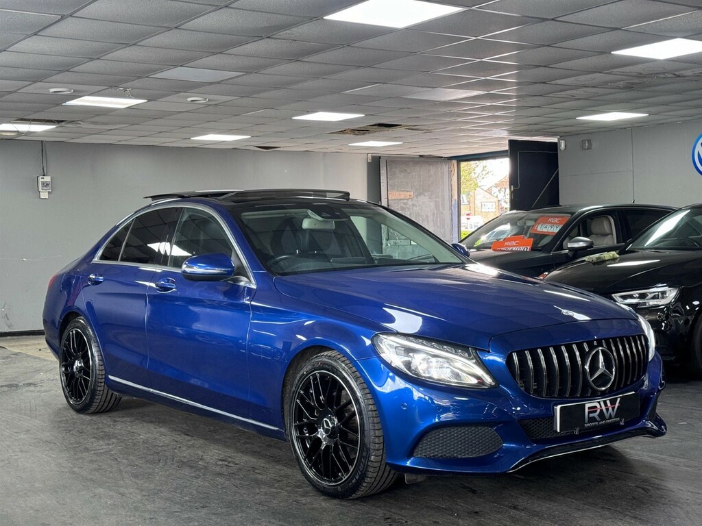 Mercedes-Benz C Class 2.1 D Sport Premium Plus G-tronic Euro 6 Ss Blue #1