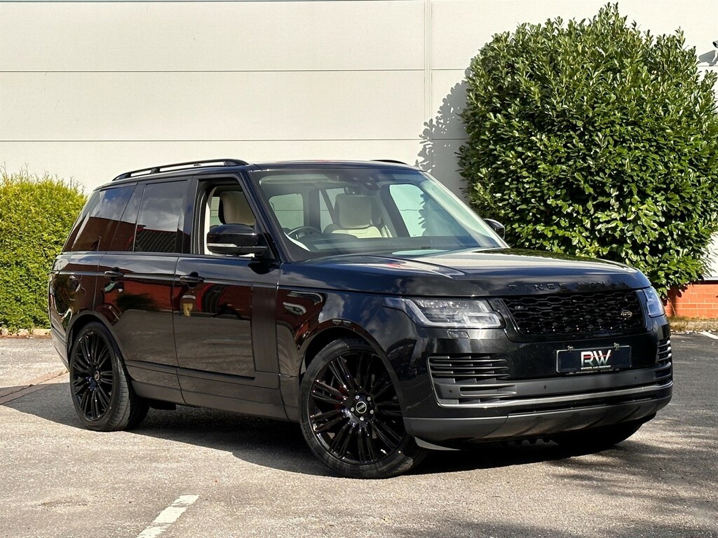 Compare Land Rover Range Rover Sdv6 Vogue PO69WKE Black