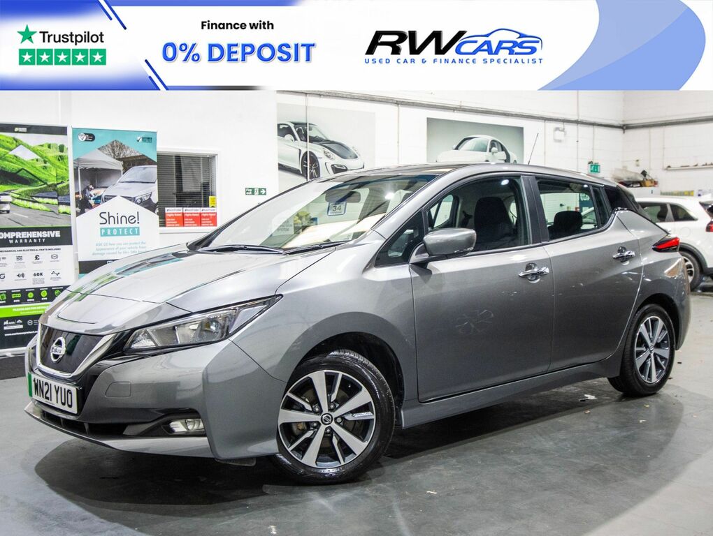 Compare Nissan Leaf 2021 Acenta 148 Bhp WN21YUO Grey