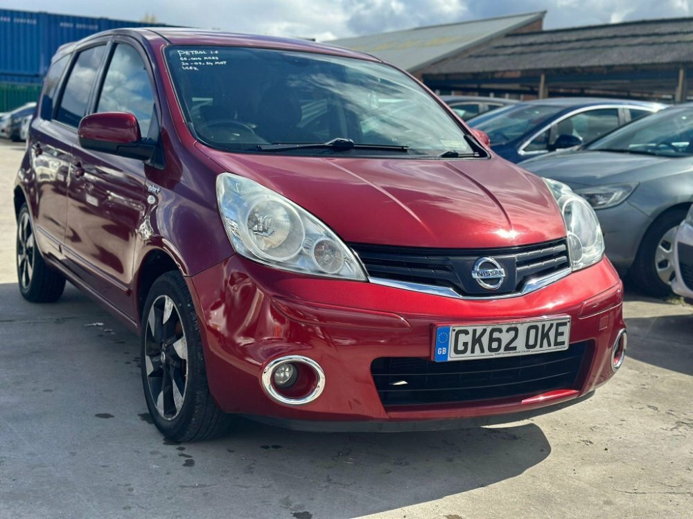 Compare Nissan Note Note N-tec GK62OKE Red