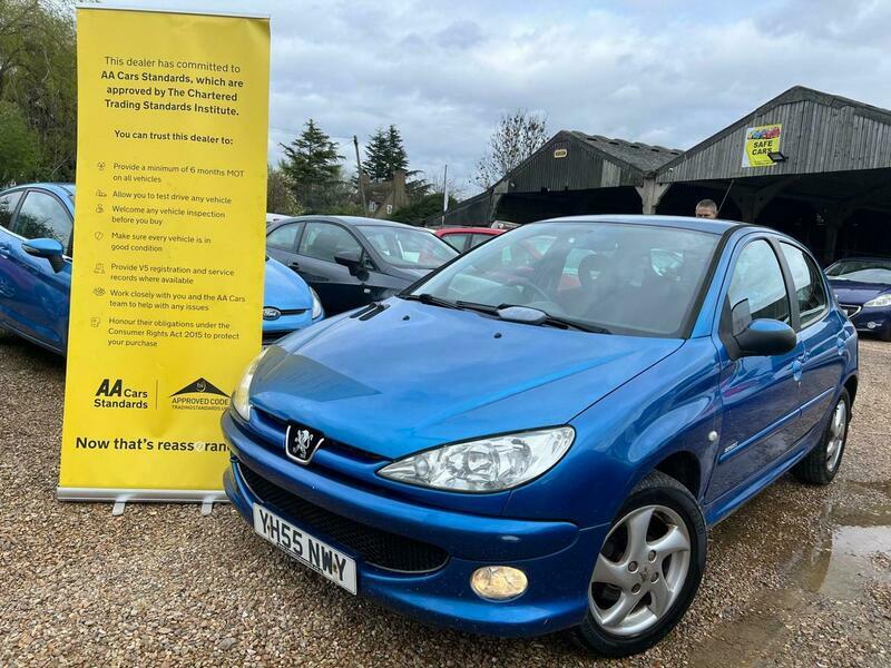 Compare Peugeot 206 1.6 Sport Tiptronic YH55NWY Blue