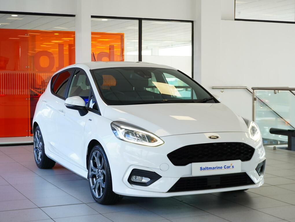 Ford Fiesta St-line Edition Mhev White #1