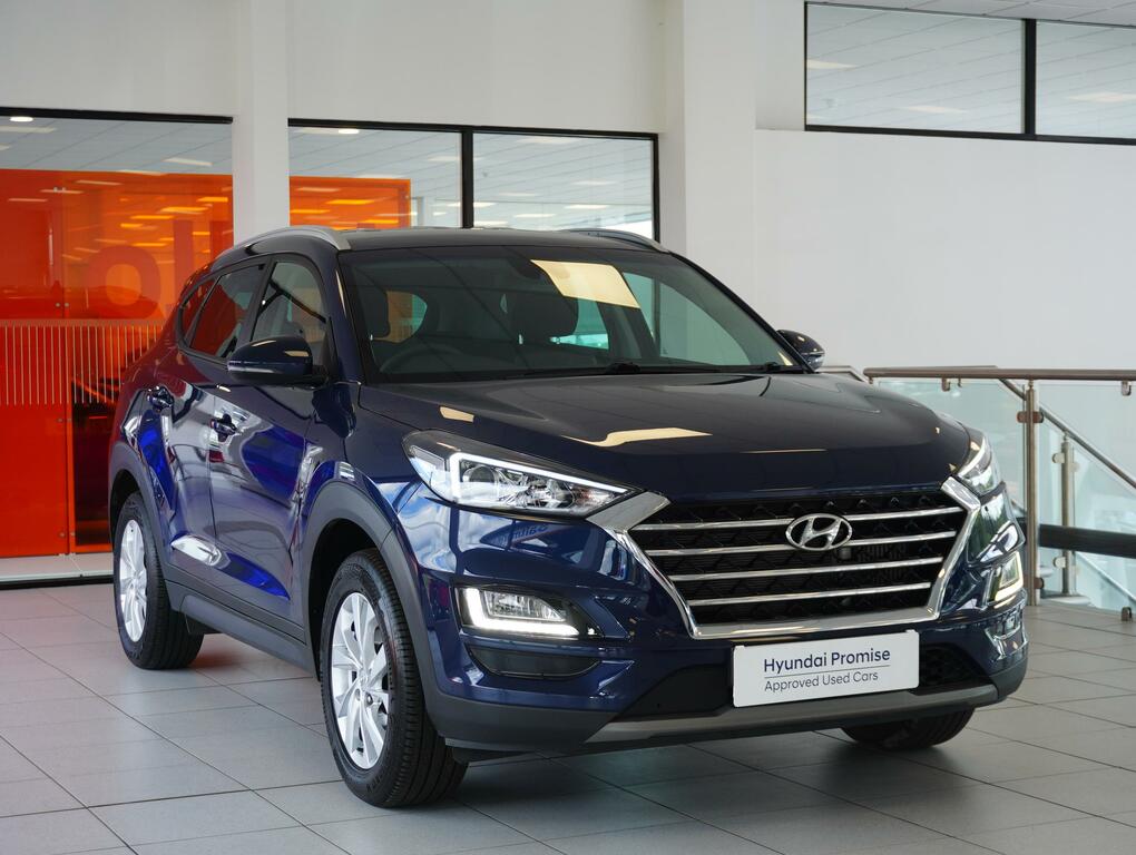Compare Hyundai Tucson Crdi Se Nav Mhev GJ21WFG Blue