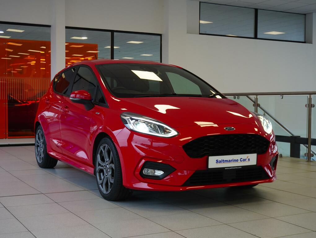 Compare Ford Fiesta St-line Edition RRZ4594 Red