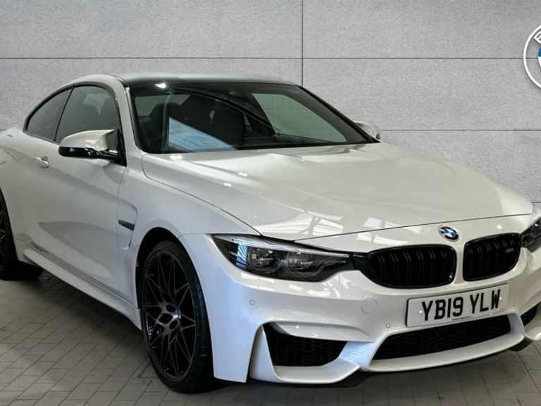 Compare BMW M4 M4 Coupe Competition Package YB19YLW White