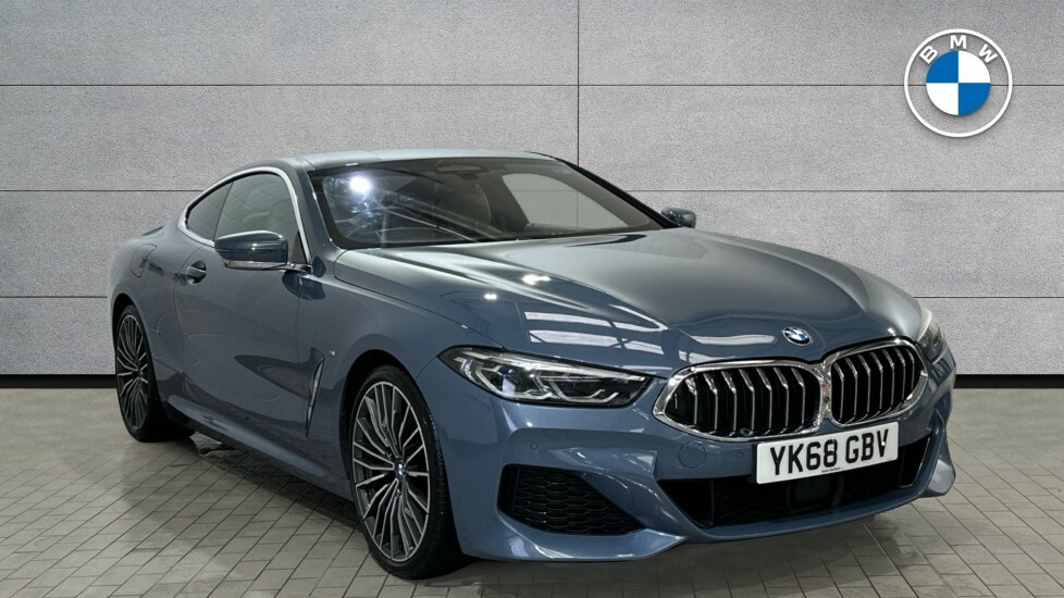Compare BMW 8 Series Gran Coupe 840D Xdrive Coupe YK68GBV Blue