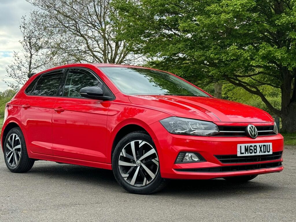 Compare Volkswagen Polo Hatchback 1.0 Tsi Beats Dsg Euro 6 Ss 2018 LM68XDU Red