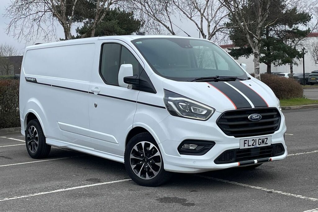 Compare Ford Transit Custom 2.0 Ecoblue 185Ps Low Roof Sport Van FL21GMZ White