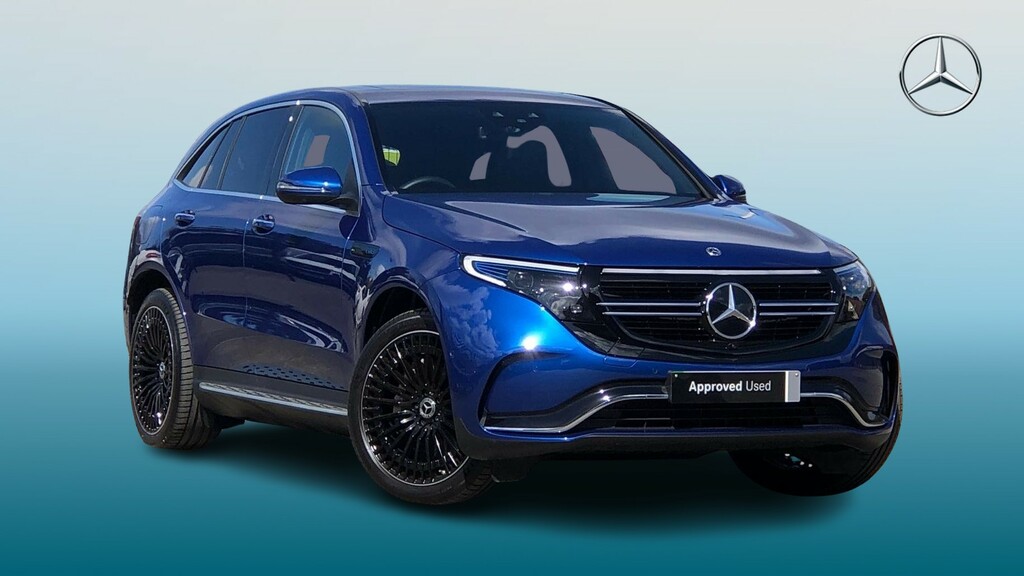 Compare Mercedes-Benz EQC 400 300Kw Amg Line Premium Plus 80Kwh KT73YDO Blue